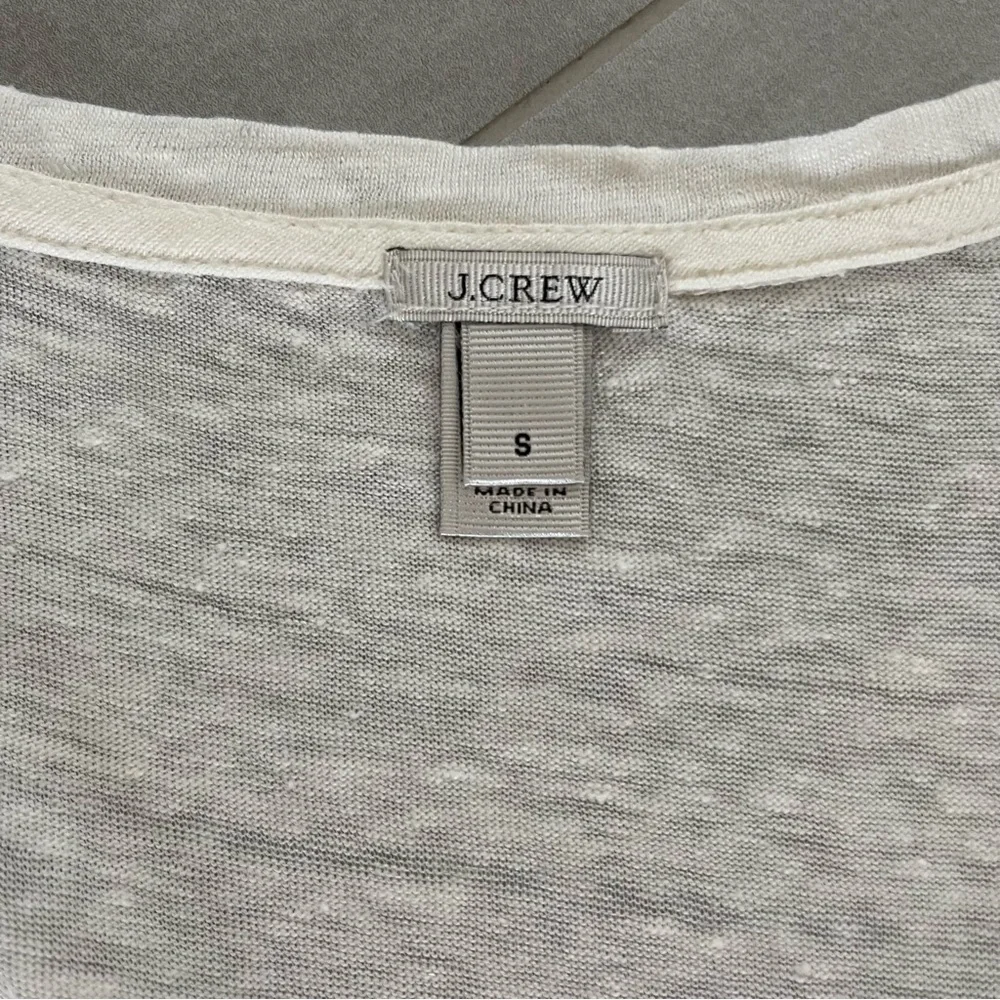 J. Crew Graphic Linen Tee - Picture 4 of 6